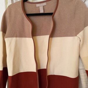 Banana Republic Multicolor Open Cardigan